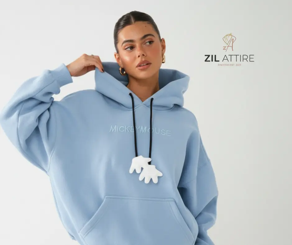 "Mickey's Whimsical Hoodie by Zil Attire