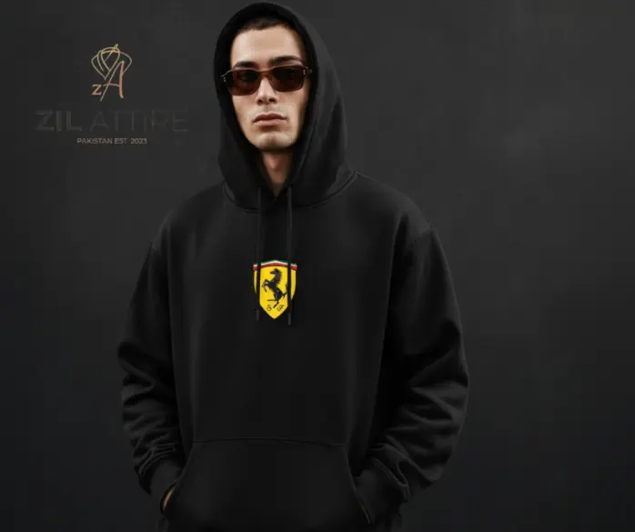 Ferrari Patch Hoodie