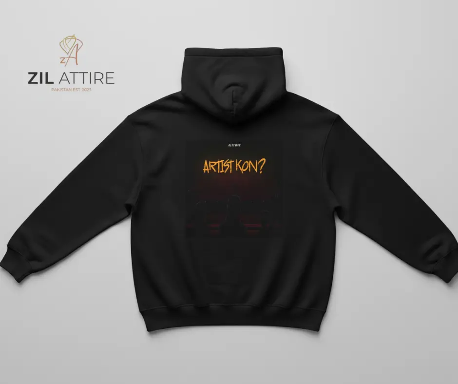 Drop the Mic with the 'ARTIST KON?' Hoodie."