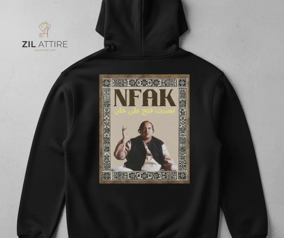 "Framed by Royalty: The Classic 'NFAK Portrait' Collector's Hoodie."