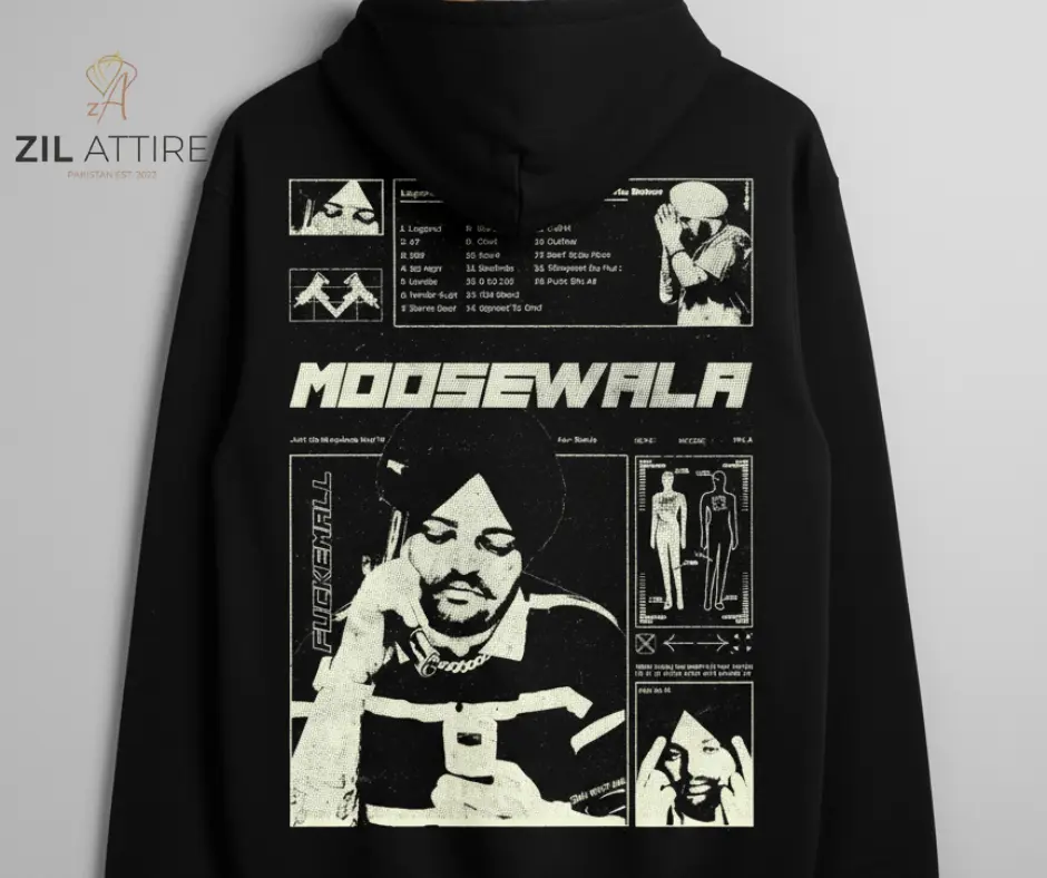 🎧 Title: "The MOOSEWALA Blueprint Hoodie"
