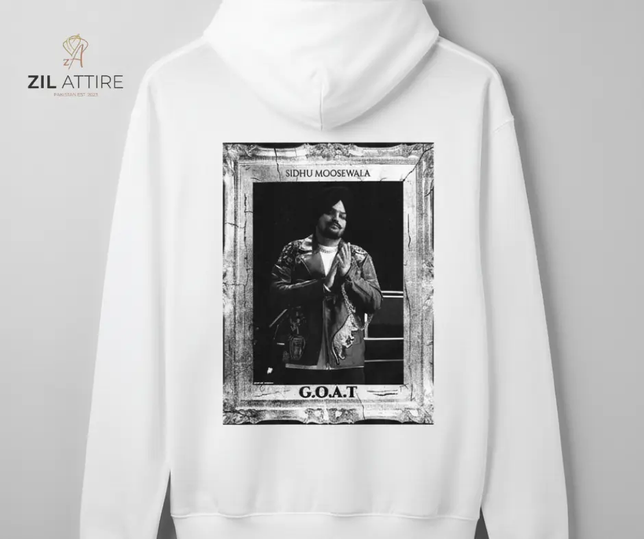 🐐 Title: "Framed G.O.A.T. Hoodie - Sidhu Moose Wala