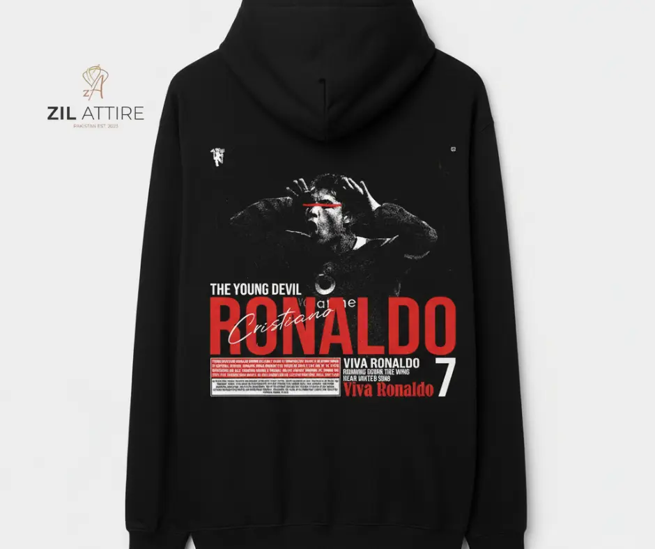 ⚽ Title: "VIVA RONALDO: The Young Devil Hoodie"
