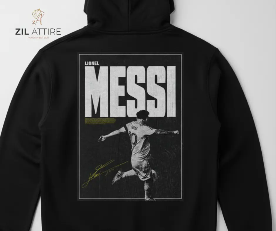 🐐 Title: "MESSI: The Blockbuster Poster Hoodie"