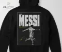 🐐 Title: "MESSI: The Blockbuster Poster Hoodie"