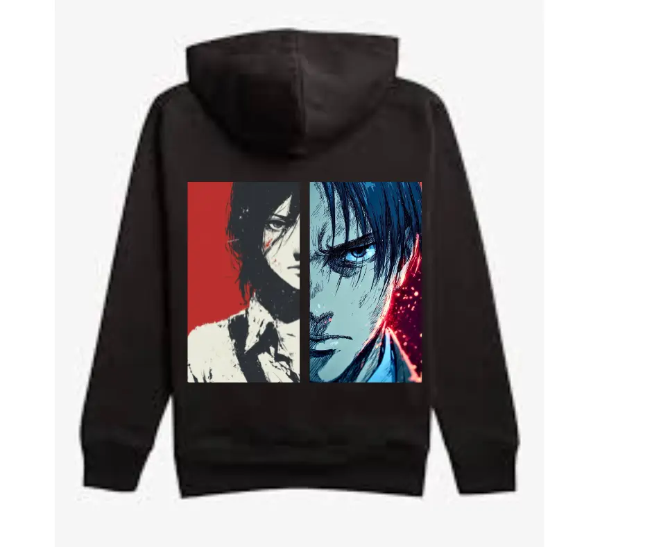 Mikasa & Levi Split Hoodie 🥶