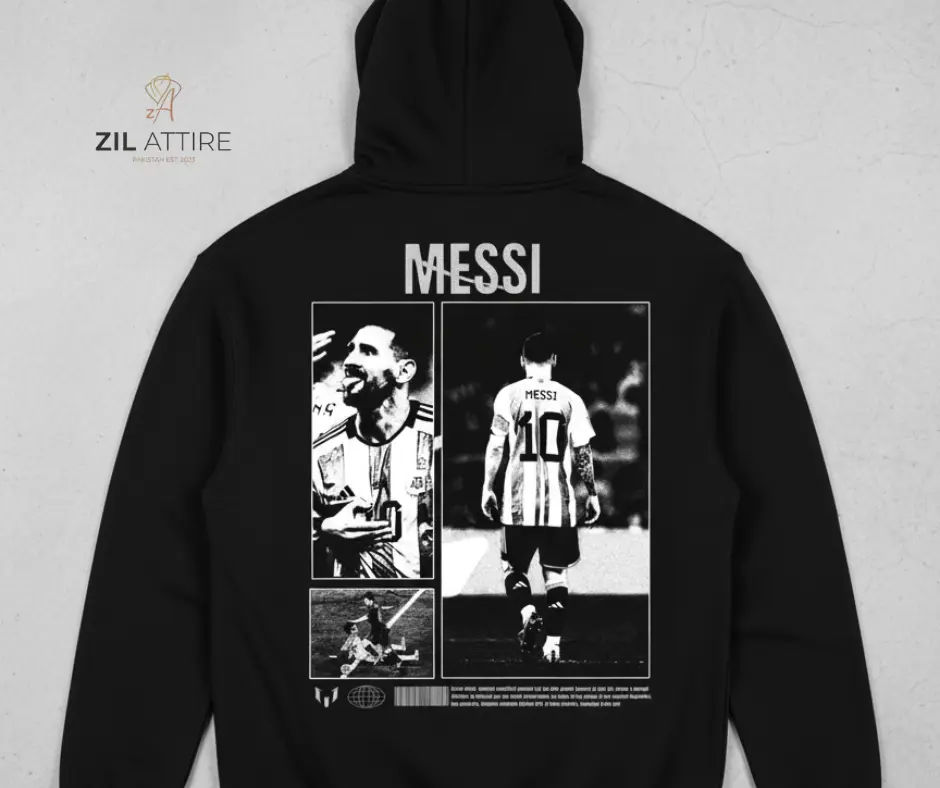 🐐 Title: "MESSI: The Emotion & Legacy Hoodie"