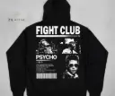 💥 Title: "FIGHT CLUB: The Psycho Split Hoodie"