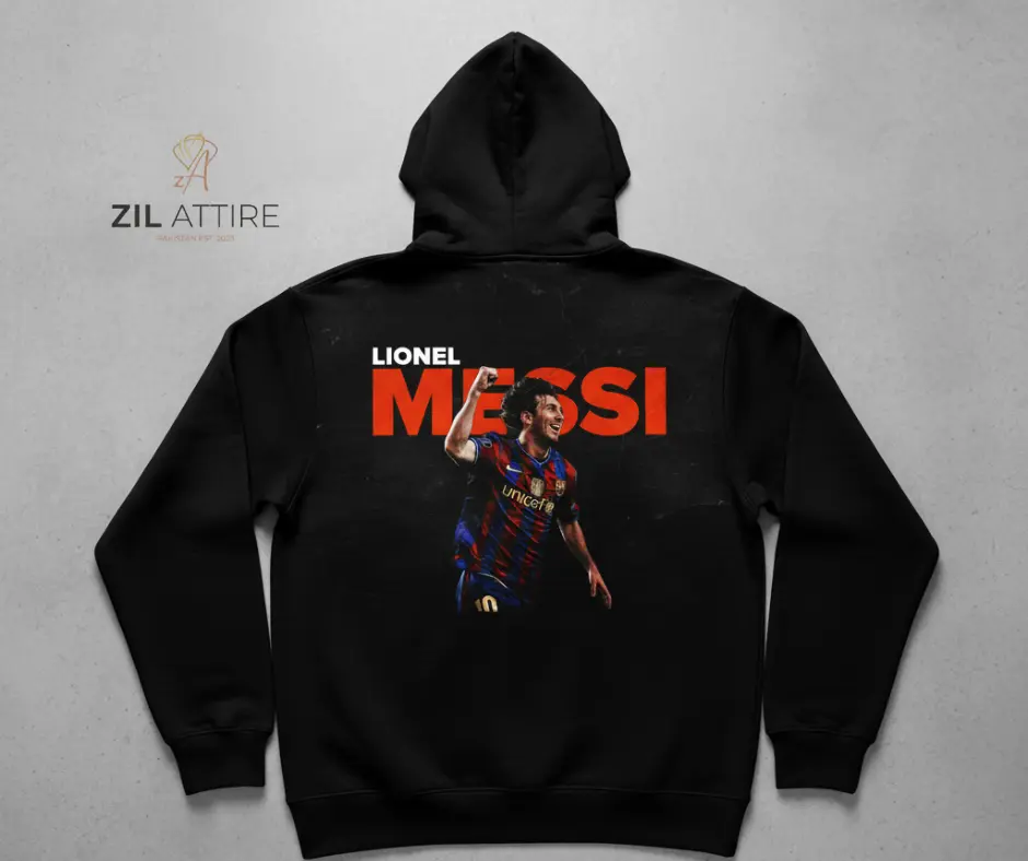 ⚽ Title: "The Messiah's Charge Hoodie"