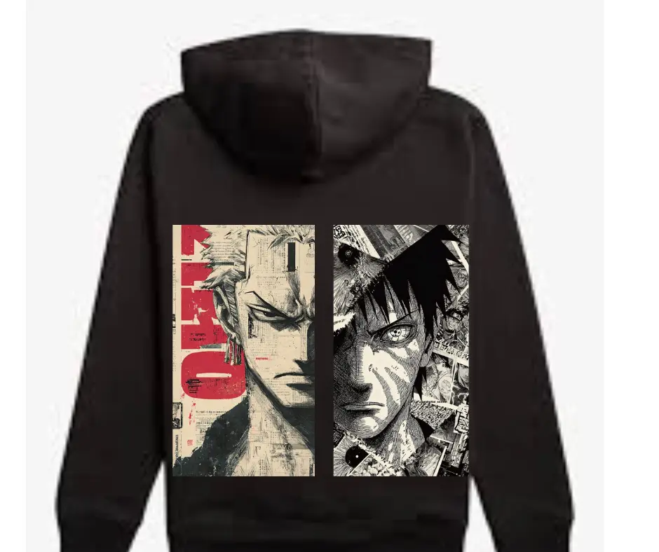 ⚔️ Dual Titans: Mikasa & Levi Split Hoodie 🥶